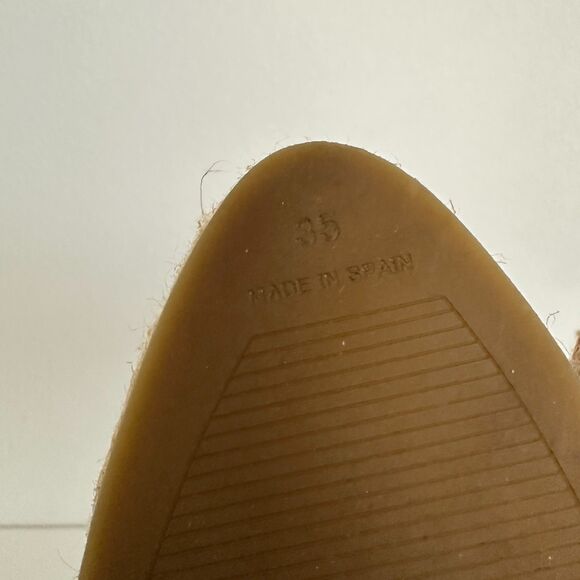 Marc Jacobs The Mouse Espadrille Point Toe Pink Platform Ankle Straps EU 35 US 5 - Picture 7 of 13